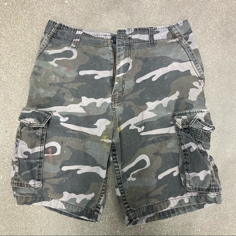 Camo Cargo Shorts